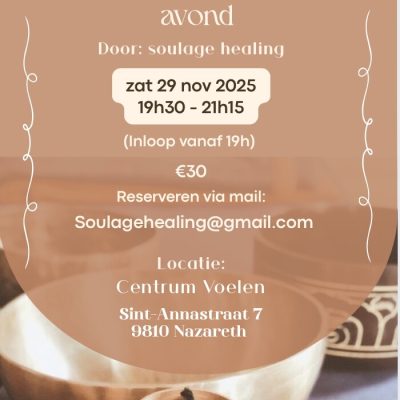 Flyer soundhealing centrum voelen 1