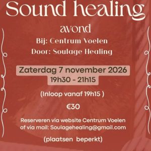 flyer sound healing centrum voelen 7 nov 2026
