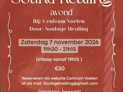 flyer sound healing centrum voelen 7 nov 2026