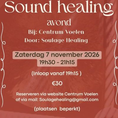 flyer sound healing centrum voelen 7 nov 2026