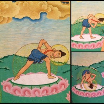 tibetaanse yoga foto tibetaanse yoga foto
